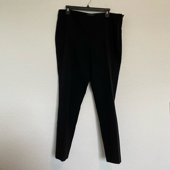 Lauren Ralph Lauren Wool Pants‎ Pleated Black 12 - Picture 1 of 6